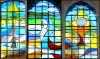 New stained-glass windows in the Eymard Chapel
