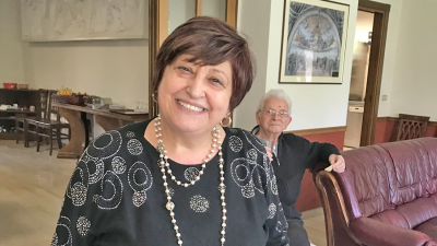 Mrs Concetta said goodbye to the General Curia