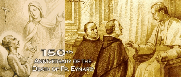 June 25, 1854 - Father Jandel presented Eymard&#039;s project in an audience with Pope Pius IX