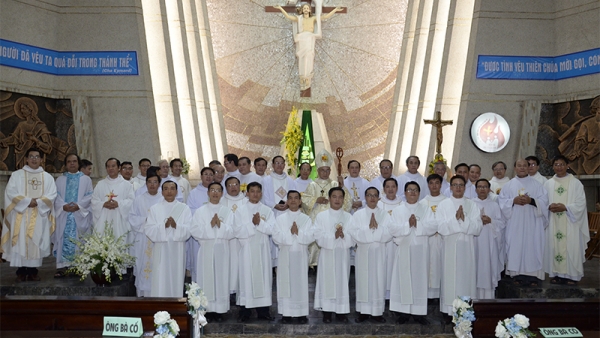 Eight Ordained Deacons in Vietnam